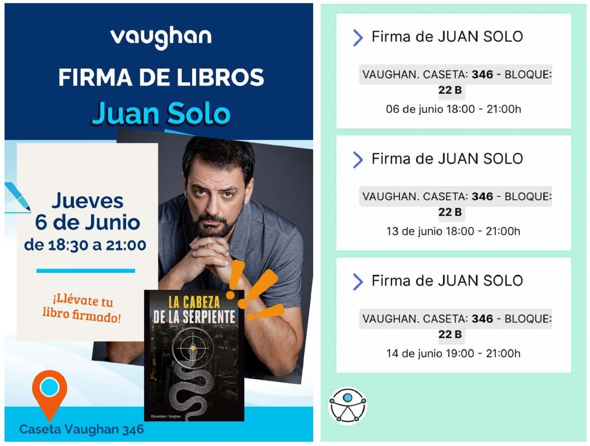 Supervivencia en la Feria del Libro de Madrid - Juan Solo - Autor - Escritor - Actor - Monologuista - Firma de libros